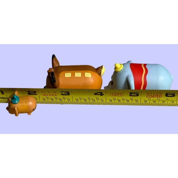 Disney Tsum Tsum Stackable Collectible Figures Set Of 3 - Dumbo Bambi & Gus - Picture 5 of 10